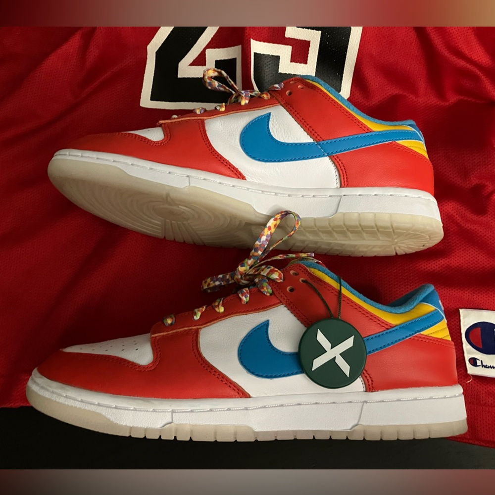 LeBron James x Fruity Pebbles x Nike Dunk Low 🔥 Sneakers Shoes Air Jordan Clean - Picture 3 of 13